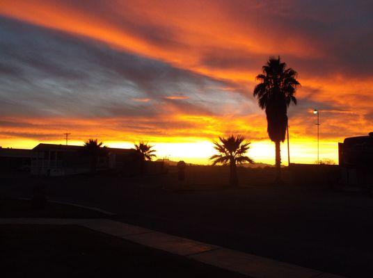 Another beautiful sunset from Lazy D