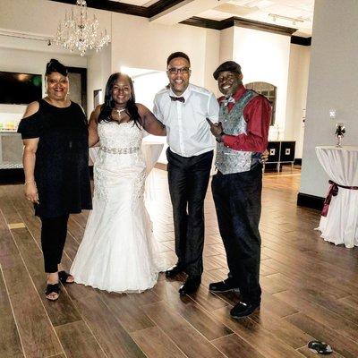 DJ VC Qrush and Mrs. B