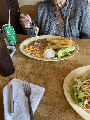 My mother enjoyed their Mexican Plate. It looked delicious to me as well.