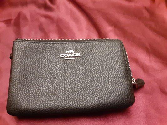 Here is the perfect clutch wallet for Casino Night~ Coach on sale for $50