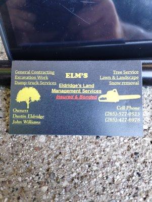 ELM's Tree Services And More