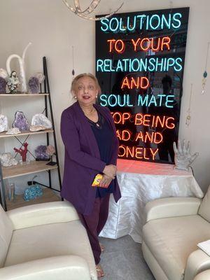 This is the real lady who works in the shop, her name is Diana she is a total professional