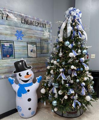 In the holiday spirit