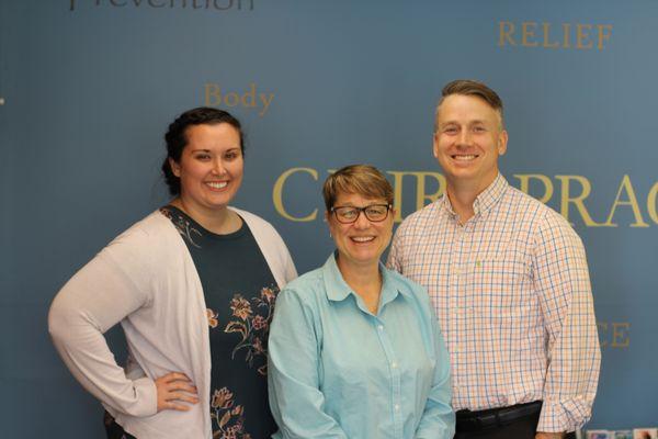 Dr. Adkins, Dr. Cooley and Dr. Fisher