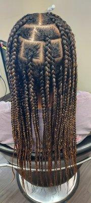 Knotless braids
