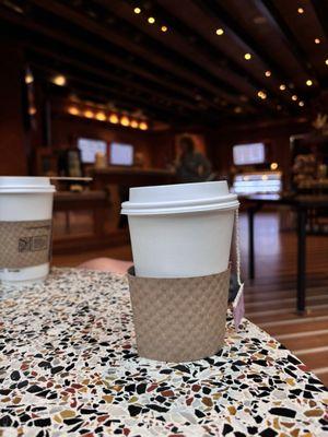 My London Fog! Grey earl tea, whole milk and a shot of lavender.