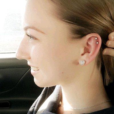 My new double helix piercing from XS Tattoos & Piercing. Love it!!