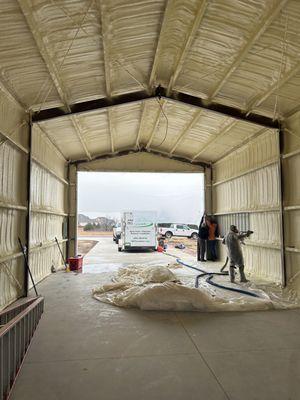 2" closed cell spray foam