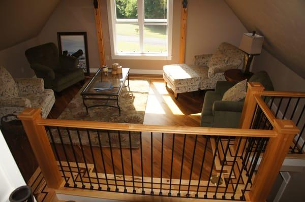 3" Walnut with a rustic 3" hickory border.