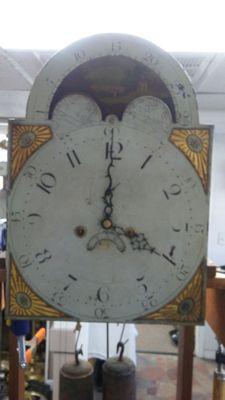 I am repairing this early American 19th century tall case clock.