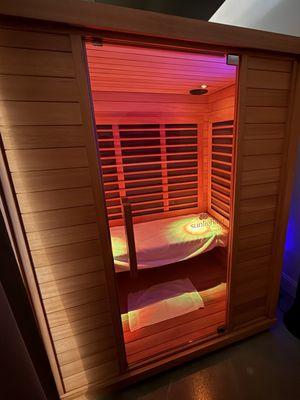 Gorgeous, brand new full spectrum infrared sauna with light/music/aroma- THERAPY
