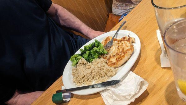 Chicken breast (2) enough to split & take home