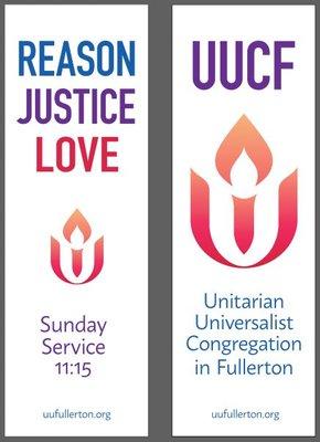 We share a building with First Christian Church. Look for our banners. We're there to welcome you.