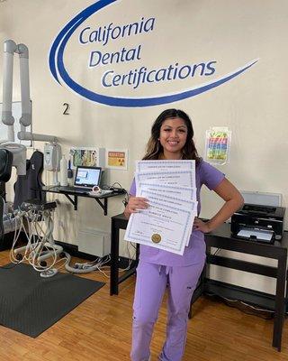 California Dental Certifications