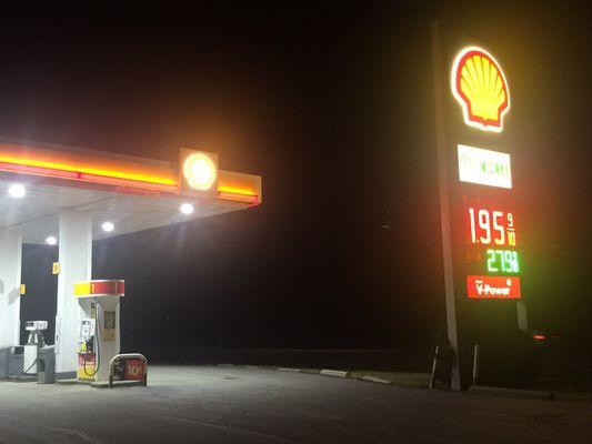 Sign and pumps