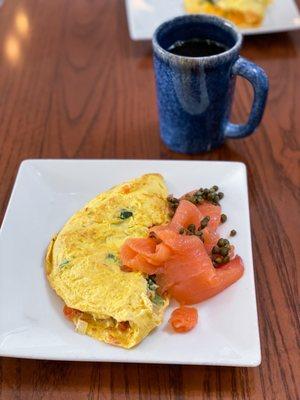 Breakfast at the hotel restaurant