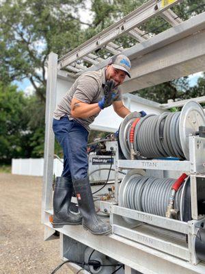 Lead Technician, Jose Pacheco.