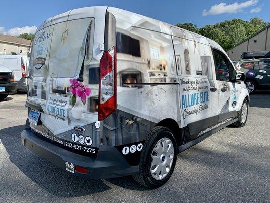 Allure Elite Cleaning Services Van