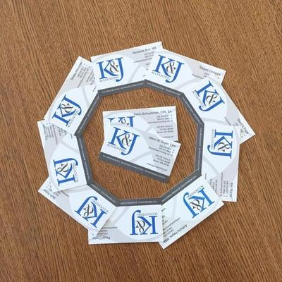 New business cards for a new address! 255 SW 153rd St Burien, WA