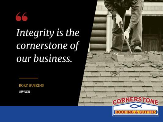 Integrity is the cornerstone of our business.