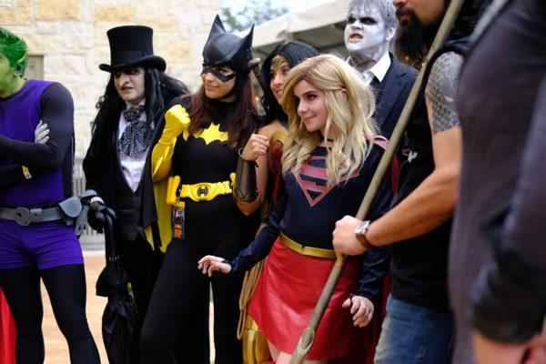 Cosplayers at San Antonio comic con, Celebrity Fan Fest.