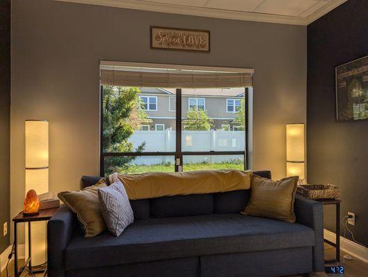 The couch is ready for you