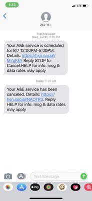 30 min cancellation notice!?!?!