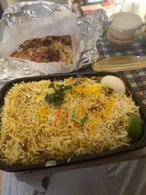 Chicken Dum Biryani asked for spicy