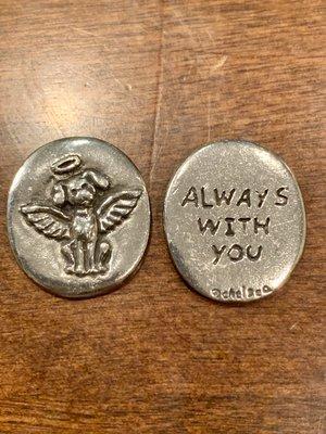 Pet remembrance tokens
