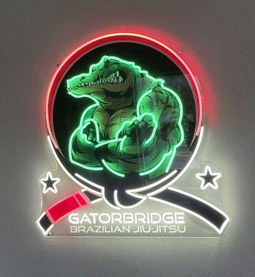 Gator Bridge Brazilian Jiu-Jitsu Neon Sign