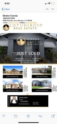 Just sold over 30k of asking price By:DENISE GARCIA