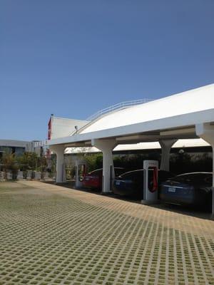 Supercharging station