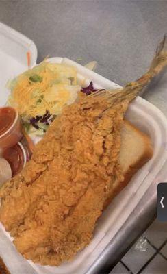 Whole whiting fish