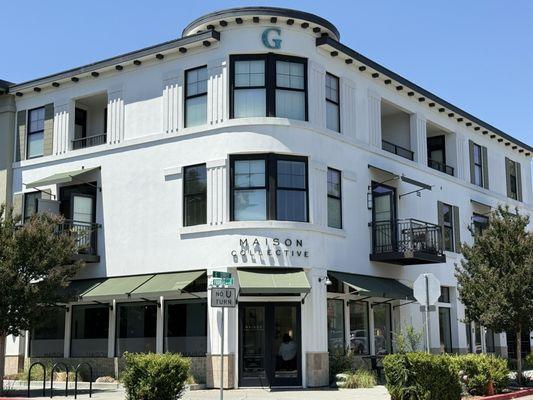 Storefront for the new location for Maison Collective in San Rafael