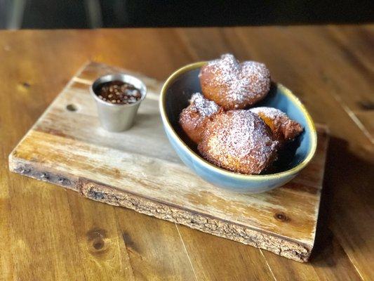 Bacon beignets