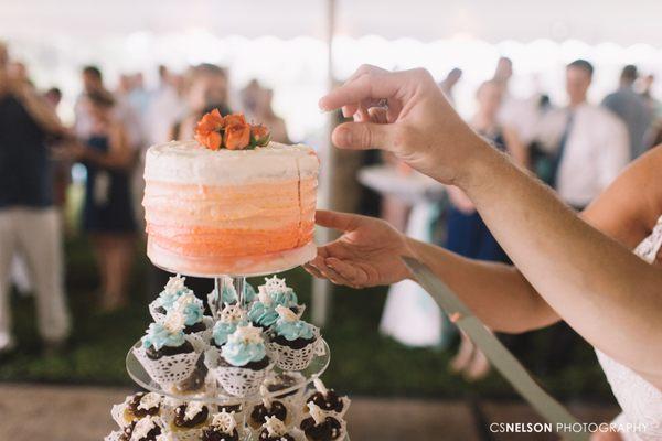 Wedding Cupcakes Cake