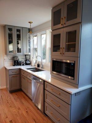 Calacatta Verona - Quartz Grey shaker