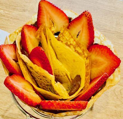 #17 Strawberry Nutella Crepe