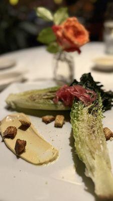 Grilled Caesar salad
