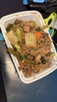 This is after i added the pint of rice