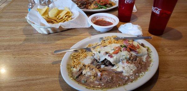 Oscar burrito deliciousness.