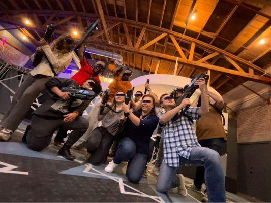 Awesome Team Building. Us vs Zombies