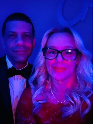 My hair after she styled it 8 hours prior. Still going strong.