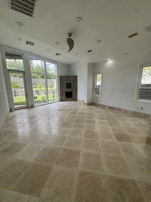 Natural Stone Floor Installation