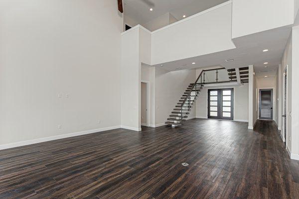 Custom Mono Stringer Staircase