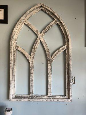 X Large arched wood windows $79