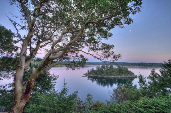 Twilight on Beautiful Orcas Island in the San Juan Islands