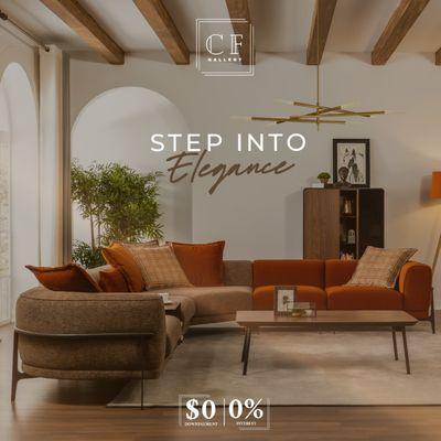 Built to last! Enjoy 0 USD downpayment, 0% interest, and a 10-year warranty on our enduring furniture.