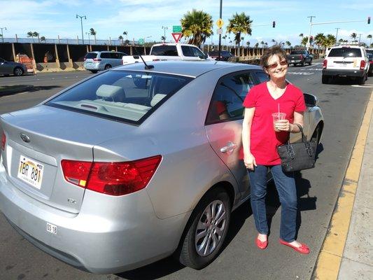 Dropped me off at the gate and help to unload my bags. terrific customer service