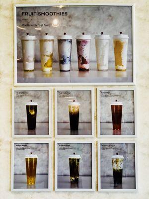 Matcha Latte (5/5) & Jasmine Milk Tea (5/5) Wow, good-looking drinks!!